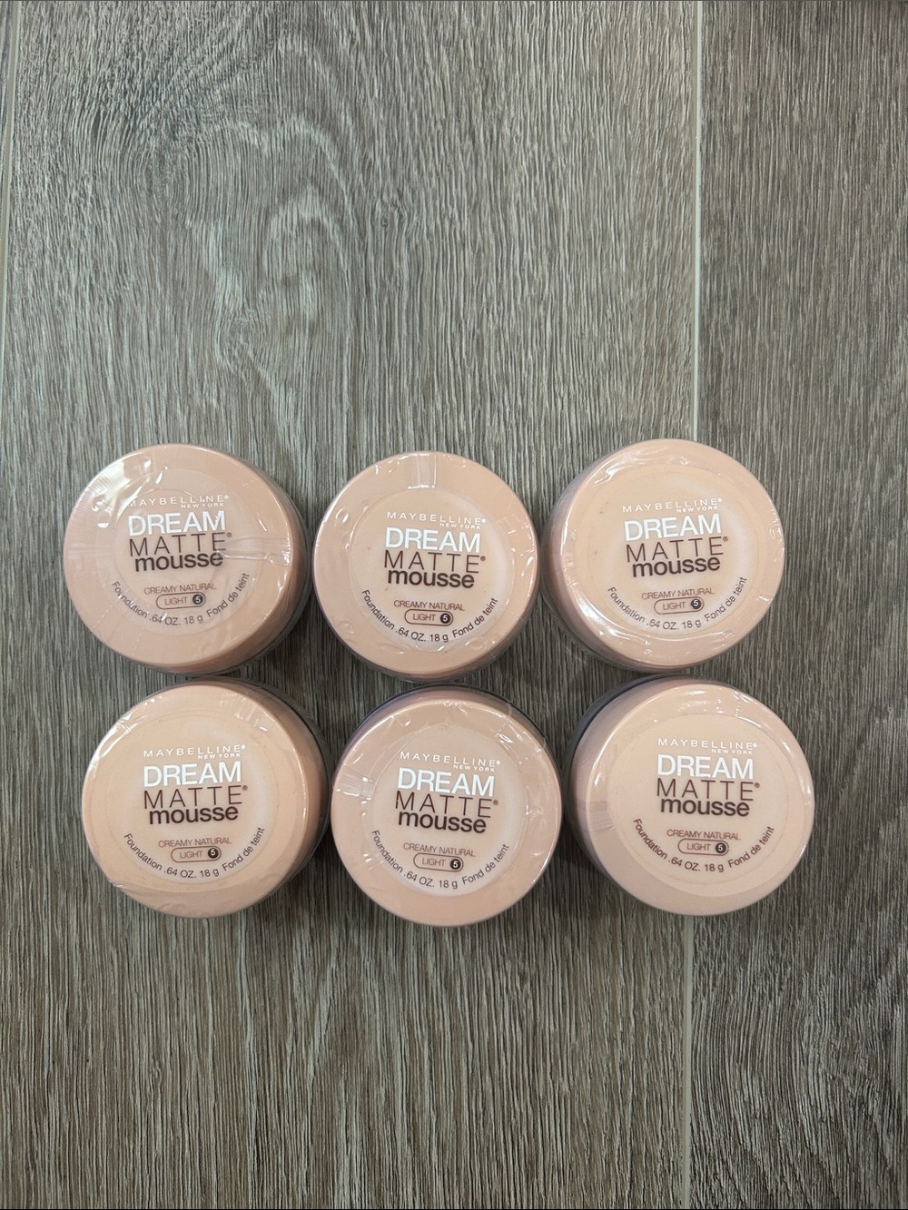 6X Maybelline Dream Matte Mousse Foundation - Creamy Natural 🦋 FIRM PRICE 🦋